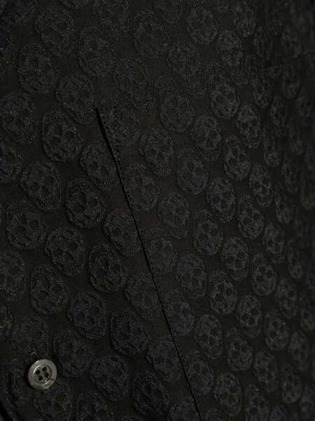 Camasi casual Alexander McQueen Skull Pattern Shirt BLACK Barbati (BM 17159822) 5