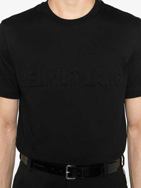 Tricouri HELMUT LANG Embossed Logo T-Shirt BLACK Barbati (BM 17159855) 4