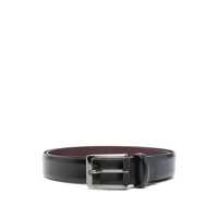 Curele Corneliani Belt In Black With Silver-Tone Hardware Barbati