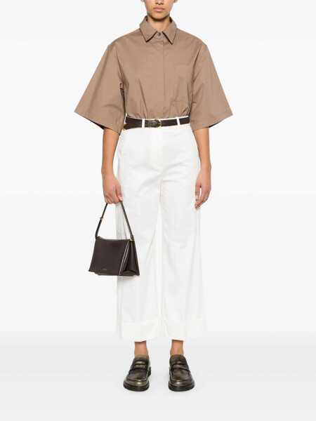 Camasi Nine in the morning Nine In The Morning Brown Cotton Blended Shirt BROWN Femei (BM 17160880) 2