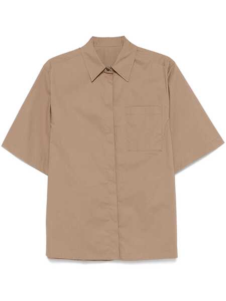 Camasi Nine in the morning Nine In The Morning Brown Cotton Blended Shirt BROWN Femei (BM 17160880) 1