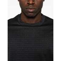 Topuri Emporio Armani pentru Barbati - Topuri Emporio Armani Emporio Armani T-Shirts And Polos Black Barbati (BM 17161132) - B-mall.ro