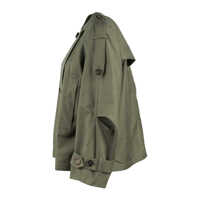 Paltoane Max Mara Dama - Paltoane Max Mara Max Mara Green Crew-Neck Trench Coat In Drip-Proof Twill GREEN Femei (BM 17161420) - B-mall.ro