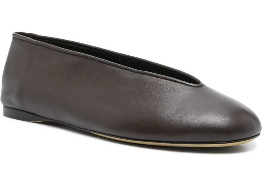 Balerini Moschino Dancer Duck DARK BROWN Femei (BM 17162387) 2