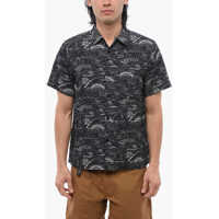 Camasi casual Allover Print Short Sleeved Shirt Barbati