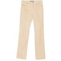 Pantaloni casual Ralph Lauren Suede Leather Trousers Femei