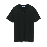 Tricouri Prada Logo Cotton T-Shirt Femei