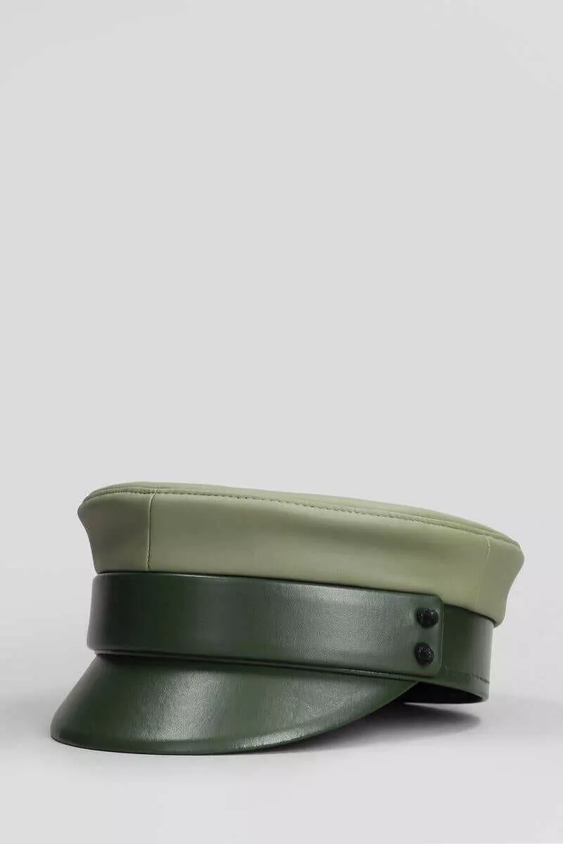 Palarii RUSLAN BAGINSKIY Ruslan Baginskiy Hats GREEN Femei (BM 17166433) 2