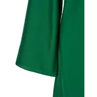 Imbracaminte ROHE Dama - Rochii ROHE Green Long Crewneck Dress In Silk Woman GREEN Femei (BM 17166661) - B-mall.ro