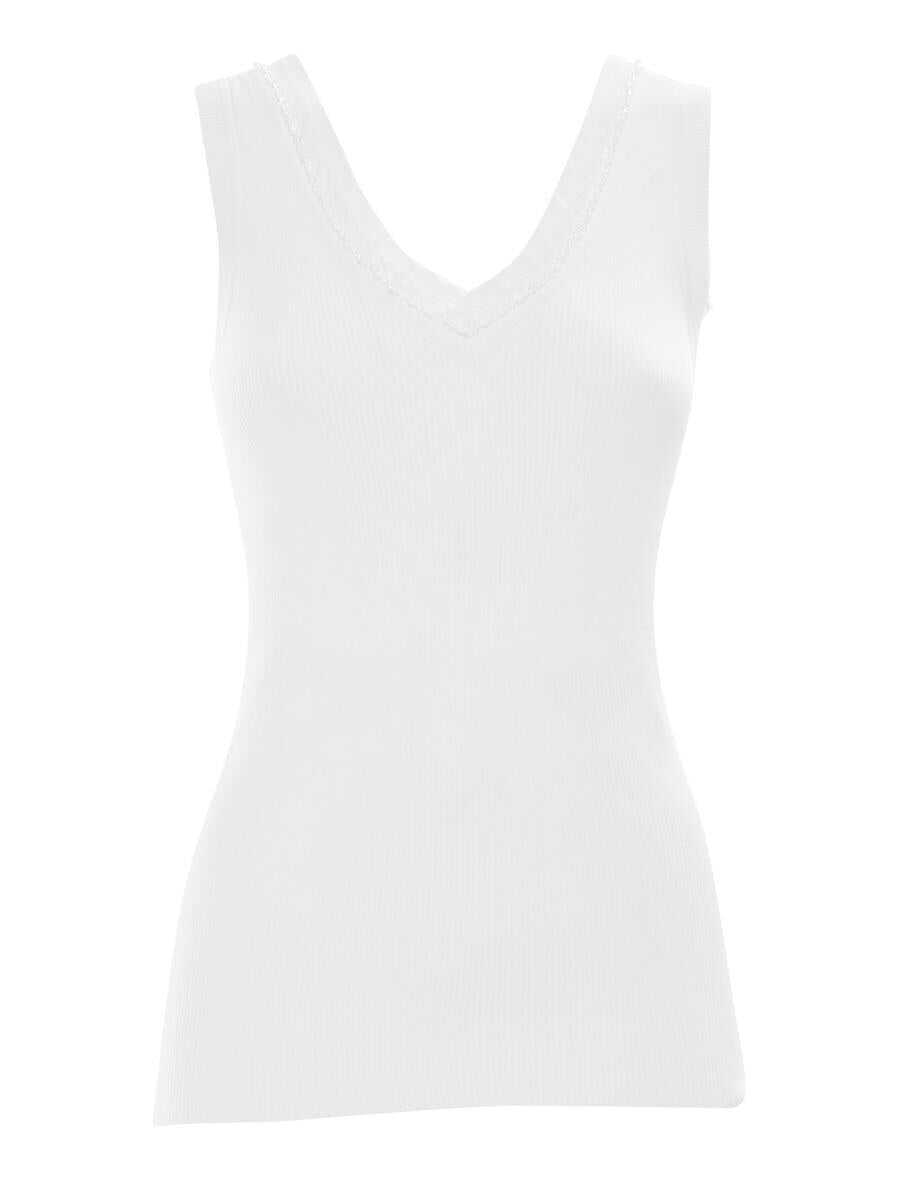 Topuri P.A.R.O.S.H. P.A.R.O.S.H. Top WHITE Femei (BM 17168401) 1