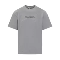 Tricouri JW Anderson Embroidery Logo T-Shirt Barbati