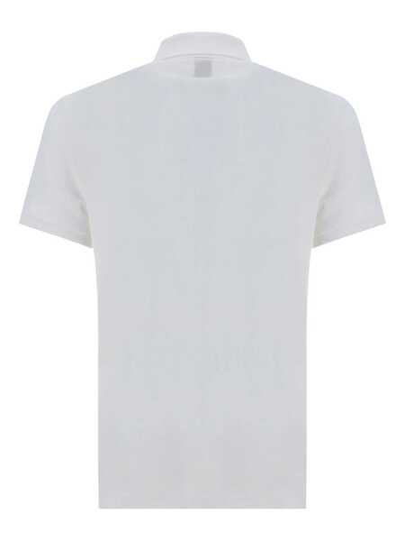 Tricouri Polo Moose Knuckles Moose Knuckles White Cotton Polo Shirt WHITE Barbati (BM 17170003) 2