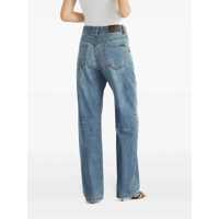 Blugi Brunello Cucinelli Dama - Blugi Brunello Cucinelli Brunello Cucinelli Straight Jeans BLUE Femei (BM 17170120) - B-mall.ro