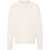 Jil Sander Crew Neck Chunky Cotton Blend Sweater White