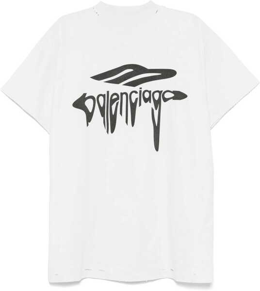 Tricouri Balenciaga Oversize T-Shirt WHITE Femei (BM 17171927) 1