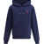 AMI Paris Logoed Hoodie BLEU NUIT