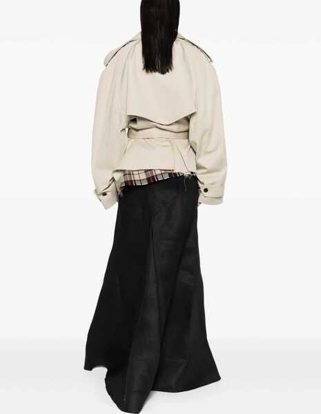 Trenciuri Balenciaga Trench Cropped BEIGE Femei (BM 17172182) 4