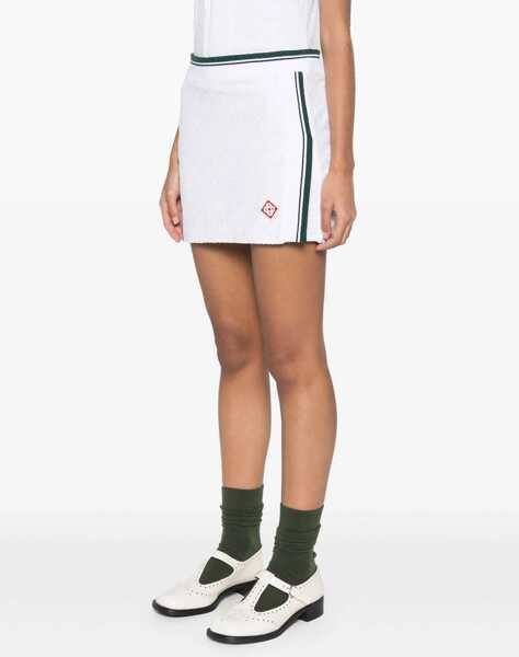 Fuste casual Casablanca Knit Miniskirt WHITE Femei (BM 17172185) 3