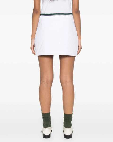 Fuste casual Casablanca Knit Miniskirt WHITE Femei (BM 17172185) 4