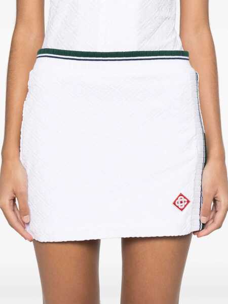 Fuste casual Casablanca Knit Miniskirt WHITE Femei (BM 17172185) 5