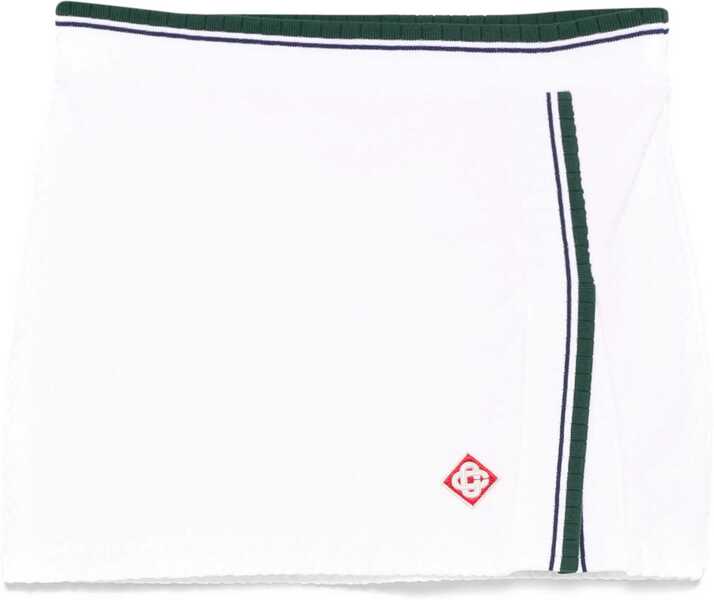 Fuste casual Casablanca Knit Miniskirt WHITE Femei (BM 17172185) 1