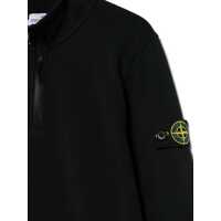 Tricouri Polo pentru Fete - Tricouri Polo Stone Island Polo Shirt With Half Zipper BLACK Fete (BM 17172248) - B-mall.ro
