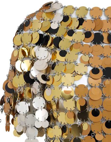 Rochii casual RABANNE Sparkle Discs Mini Dress GOLD Femei (BM 17172287) 3