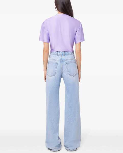 Tricouri RABANNE Cropped T-Shirt LILAC Femei (BM 17172326) 4