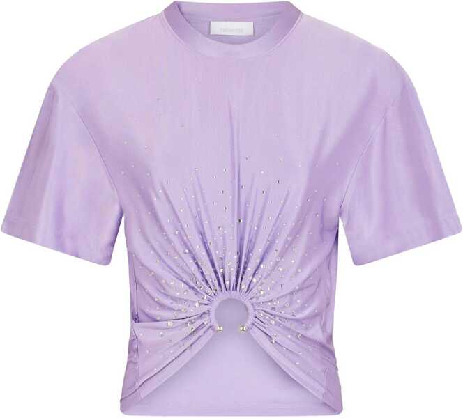 Tricouri RABANNE Cropped T-Shirt LILAC Femei (BM 17172326) 1