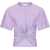 RABANNE Cropped T-Shirt LILAC