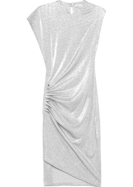 Rochii casual RABANNE Dress With Drape SILVER Femei (BM 17172335) 1