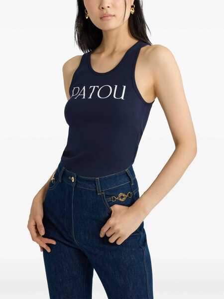 Bluze Patou Tank Top With Logo BLACK Femei (BM 17172383) 4