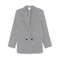 Sacouri Alysi Striped Double-Breasted Jacket Femei