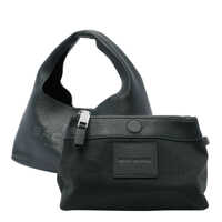 Genti de mana Marc Jacobs Dama - Genti de mana Marc Jacobs Marc Jacobs The Sack Mini Leather Hobo Bag BLUE Femei (BM 17175334) - B-mall.ro