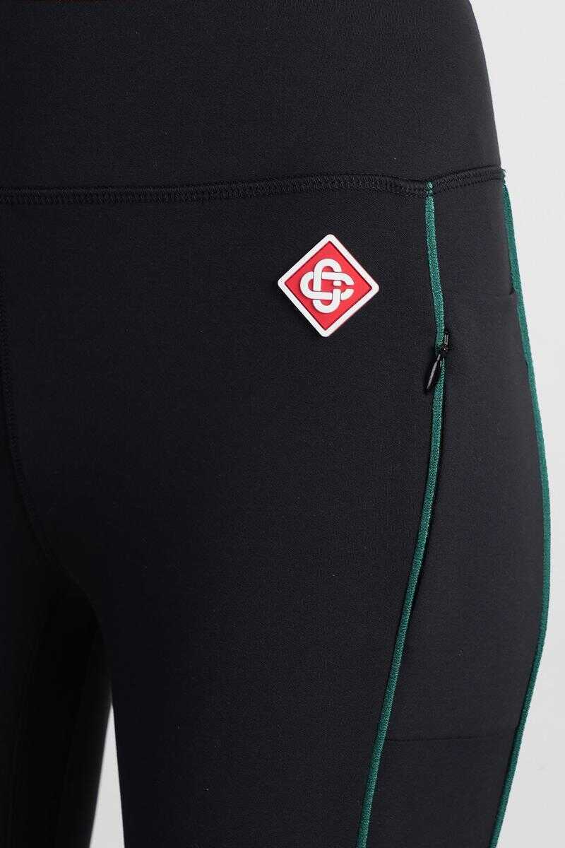 Pantaloni casual Casablanca Casablanca Leggings Black Femei (BM 17175730) 5