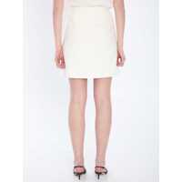 Fuste Valentino Garavani Dama - Fuste Valentino Garavani Crepe Couture Mini Skirt WHITE Femei (BM 17176645) - B-mall.ro