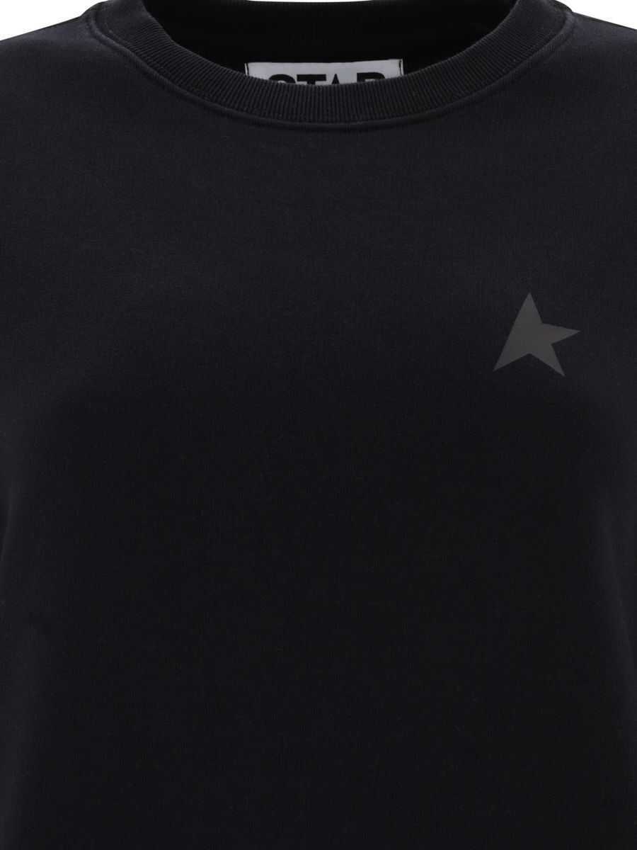 Pulovere Golden Goose Golden Goose Logo Cotton Sweatshirt Black Femei (BM 17179066) 3