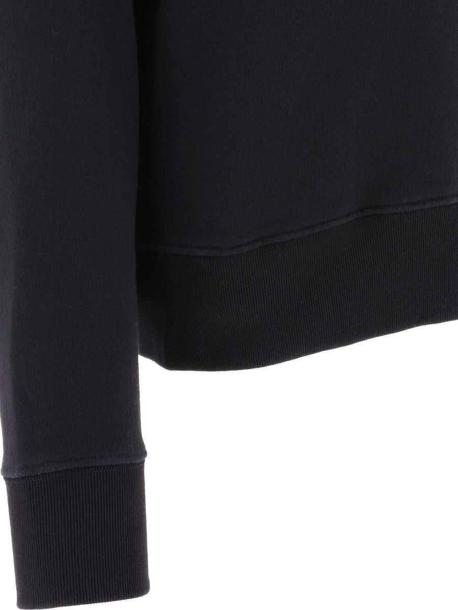 Pulovere Golden Goose Golden Goose Logo Cotton Sweatshirt Black Femei (BM 17179066) 4