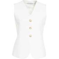 Sacouri office Linen blend vest Femei