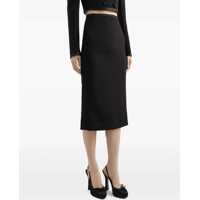 Fuste Dolce & Gabbana Dama - Fuste Dolce & Gabbana Pencil Longuette Skirt BLACK Femei (BM 17184131) - B-mall.ro