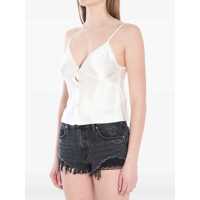 Imbracaminte Alexander Wang Dama - Bluze Alexander Wang Silk Charmeuse Camisole WHITE Femei (BM 17184143) - B-mall.ro