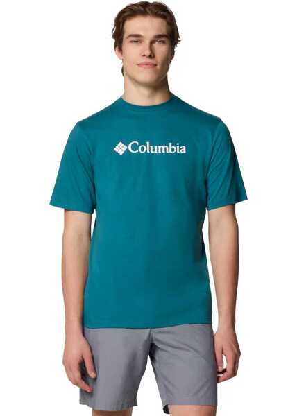 Tricouri Columbia CSC Basic Logo SS Tee Green Barbati (BM 17184560) 1