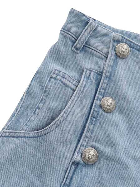 Pantaloni scurti Balmain SHORTS Light Blue Fete (BM 17184871) 3