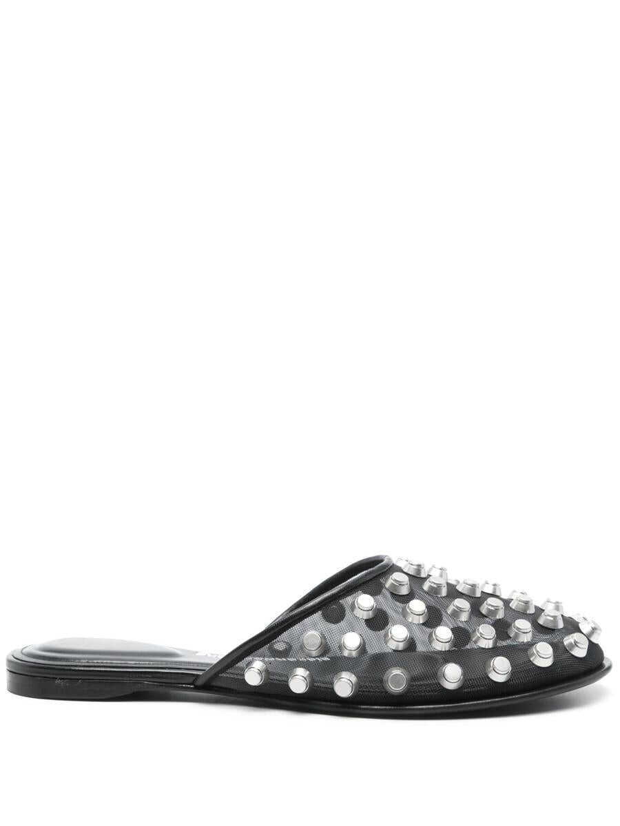 Sandale Alexander Wang Alexander Wang Rhodes Flat Slipper Shoes 001 BLACK Femei (BM 17186764) 1