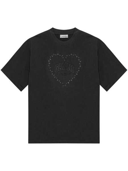 Tricouri Ganni Ganni T-Shirt Black Femei (BM 17186884) 1