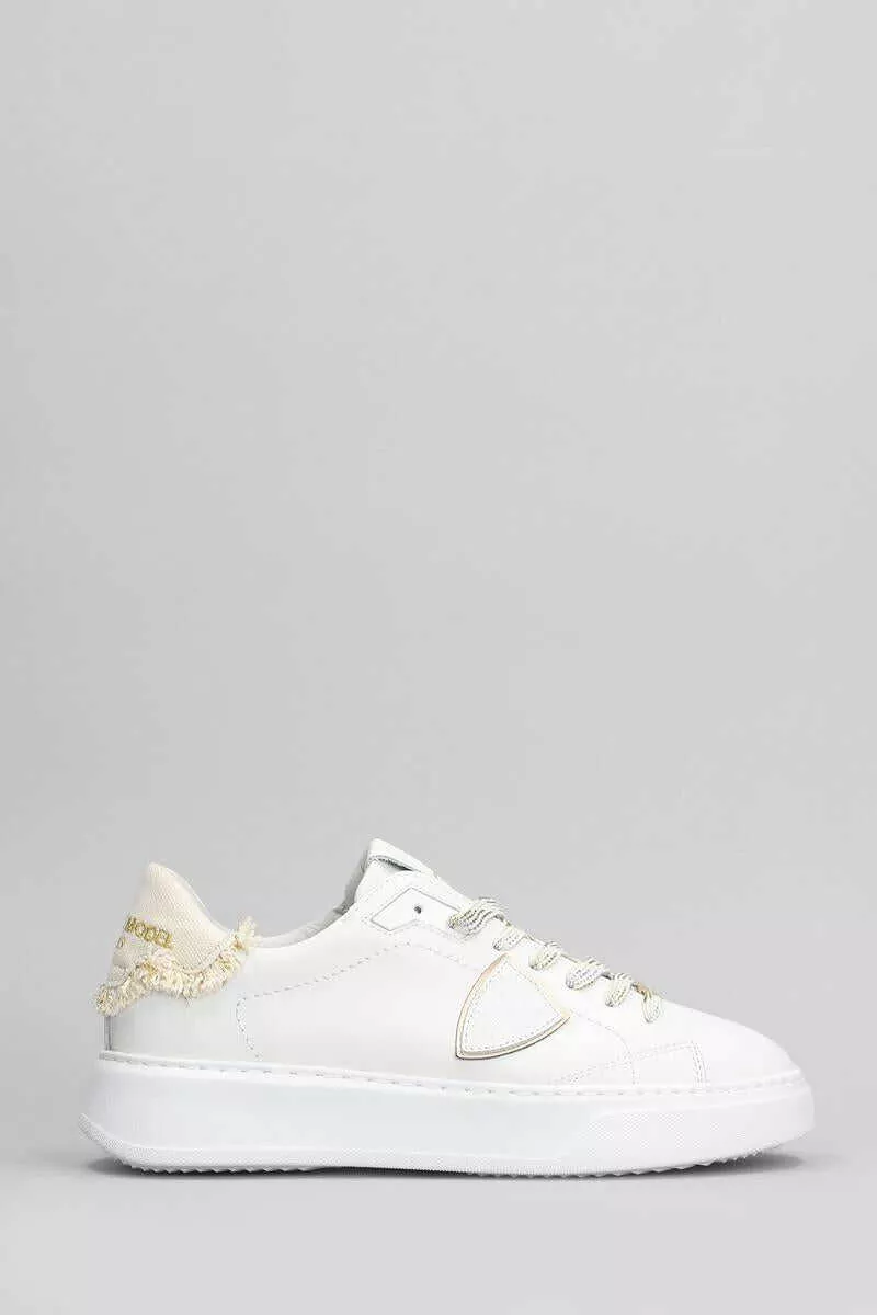Sneakers Philippe Model Philippe Model Temple Low Sneakers WHITE Femei (BM 17186965) 1