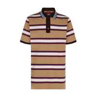 Tricouri Polo Gucci Striped Cotton Polo Shirt Barbati