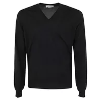 Pulovere Filippo De Laurentiis Royal Merino Long Sleeves V Neck Sweater Clothing Barbati