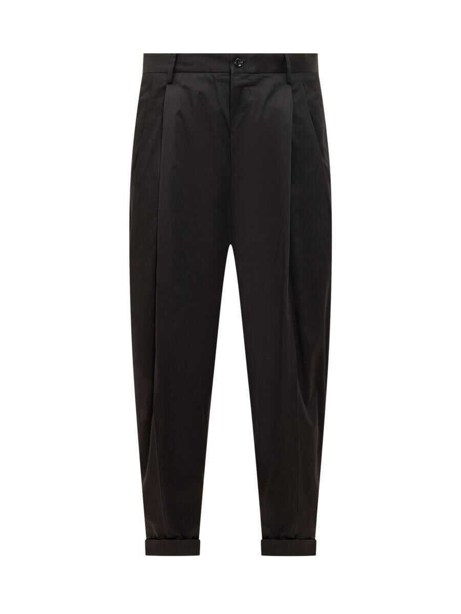 Pantaloni Dolce & Gabbana Dolce & Gabbana Pant Black Barbati (BM 17189971) 1