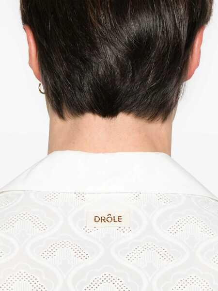 Camasi DRLE DE MONSIEUR Drle De Monsieur Shirt WHITE Barbati (BM 17189998) 5